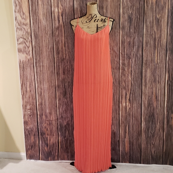 strapless open back dress Toteme Black Knit Jersey Sleeveless Long Plisse Knit Gown main image 1